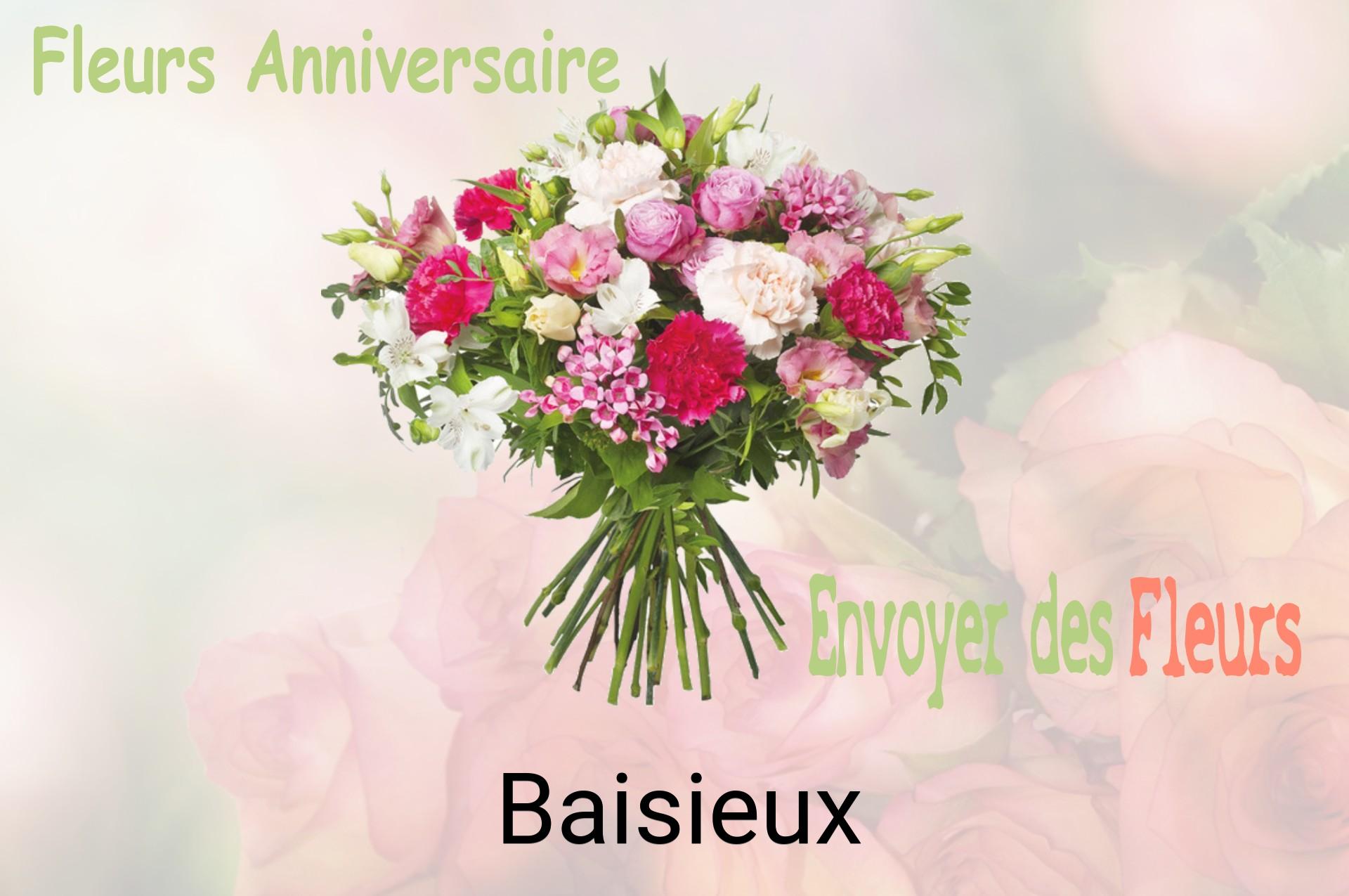 Bouquet de fleurs d’anniversaire livré à Baisieux